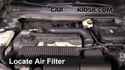 2008 Volvo C70 T5 2.5L 5 Cyl. Turbo Air Filter (Engine) Replace